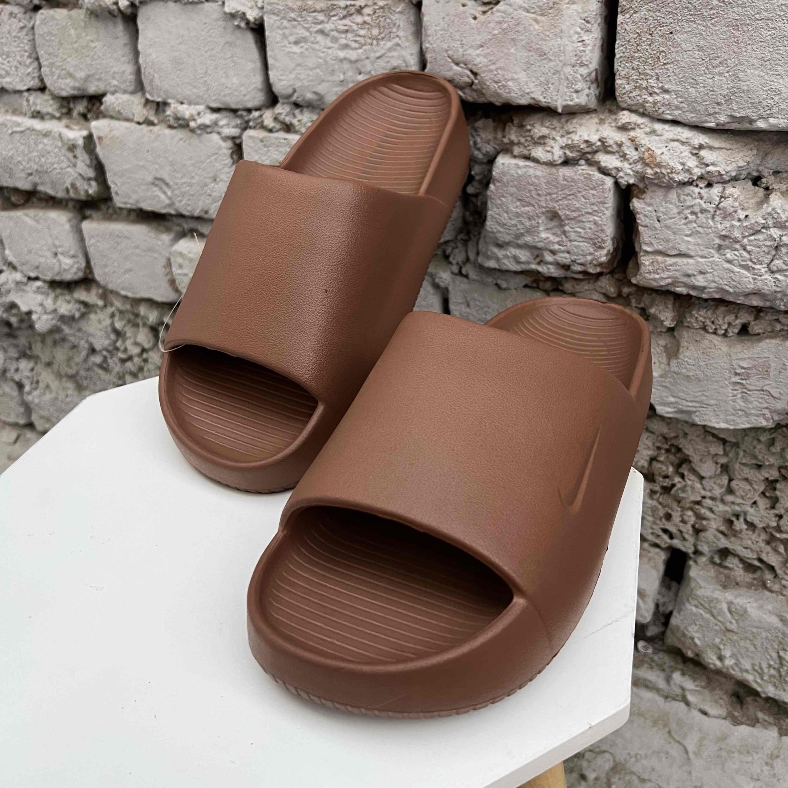 Nike Calm Slides Mocha Kaara Store